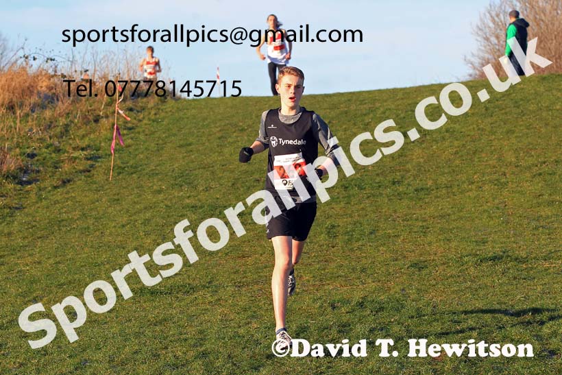 Boys under-15s, 2022 North Eastern Cross Country Champs., Temple Park, South Shields.  Photo: David T. Hewitson/Sports for All Pics